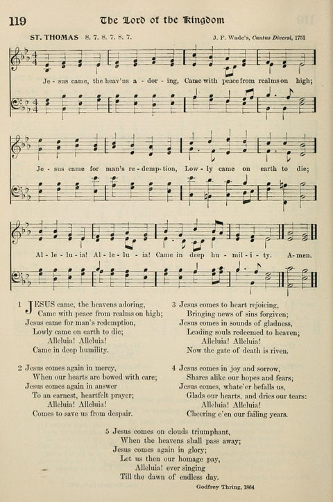 Hymns of the Kingdom of God: with Tunes page 118