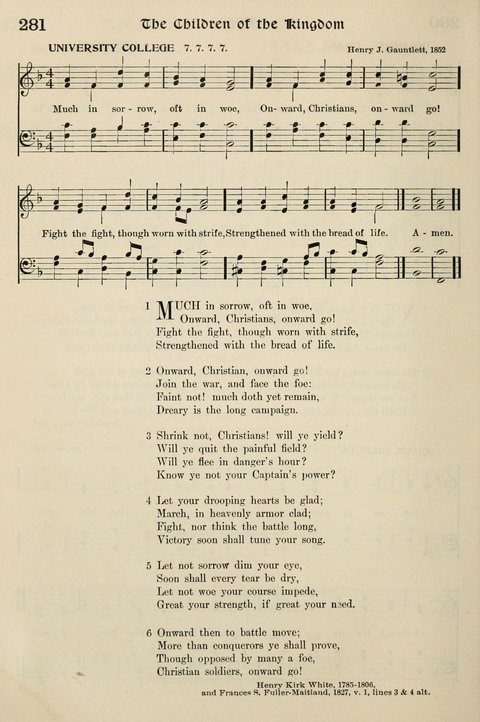 Hymns of the Kingdom of God: with Tunes page 282