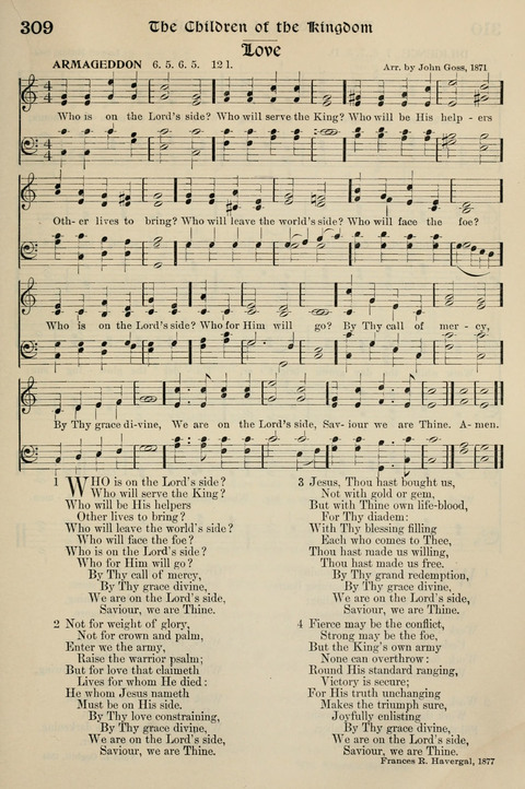 Hymns of the Kingdom of God: with Tunes page 311