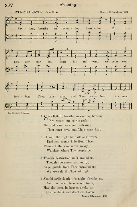 Hymns of the Kingdom of God: with Tunes page 379