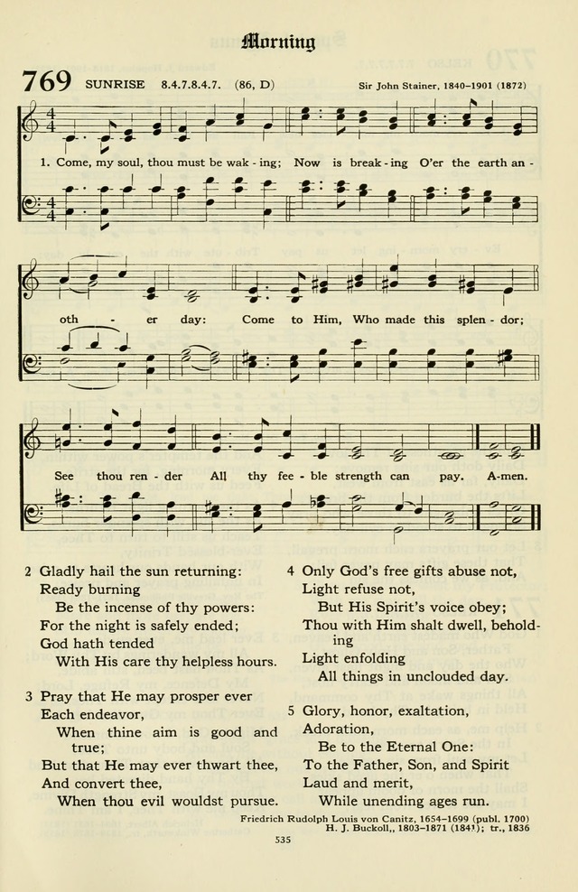 Hymnal and Liturgies of the Moravian Church page 709