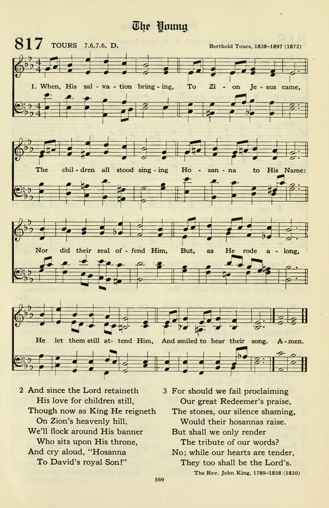 Hymnal and Liturgies of the Moravian Church page 743