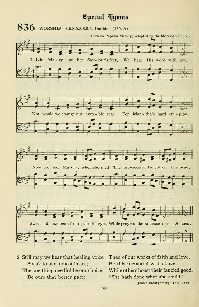 Hymnal and Liturgies of the Moravian Church page 756