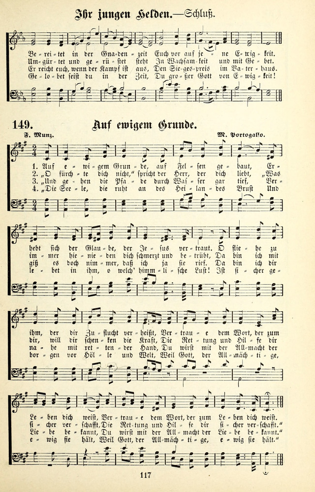 Heils-Lieder, eine Sammlung Geistlicher Lieder für Sonntagsschulen, Jugendvereine page 115