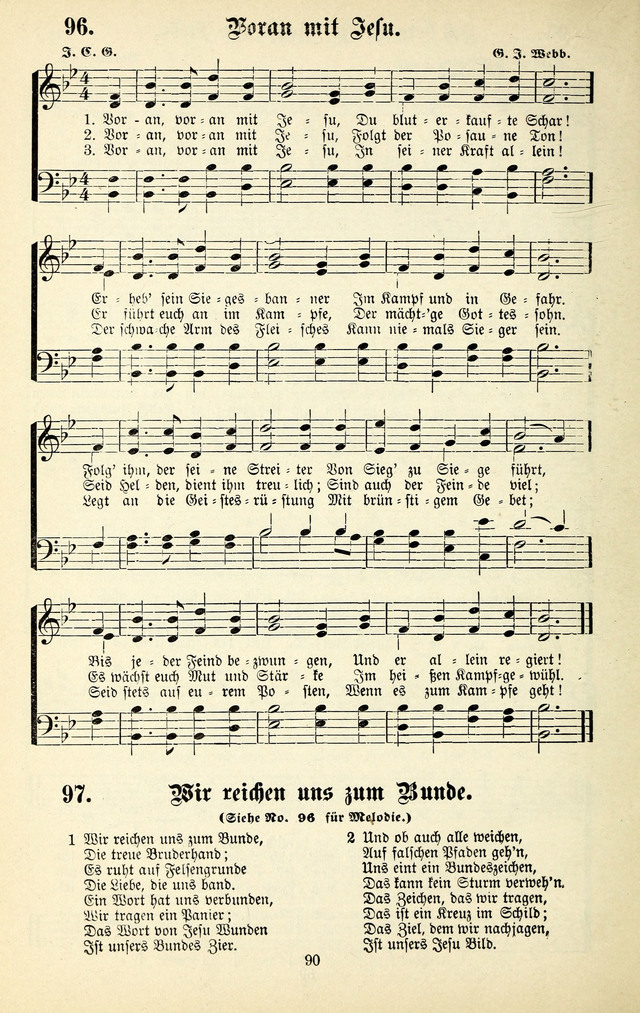 Heils-Lieder, eine Sammlung Geistlicher Lieder für Sonntagsschulen, Jugendvereine page 88