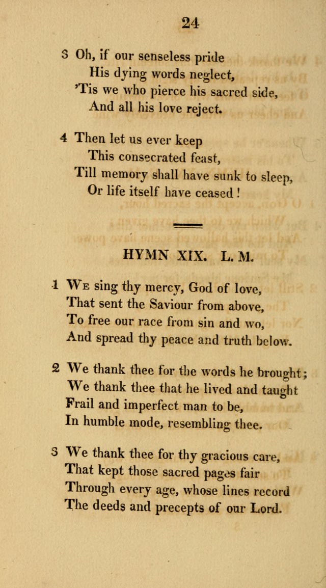 Hymns for the Lords Supper: original and selected. (2nd ed.) page 24