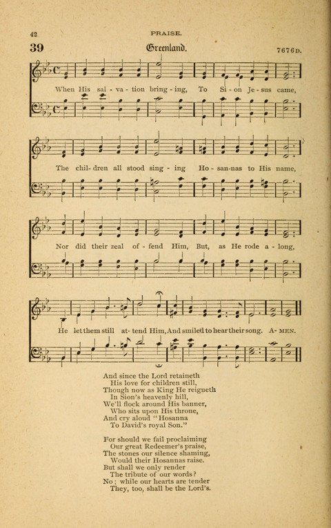 Hymnal with Music for Children page 42