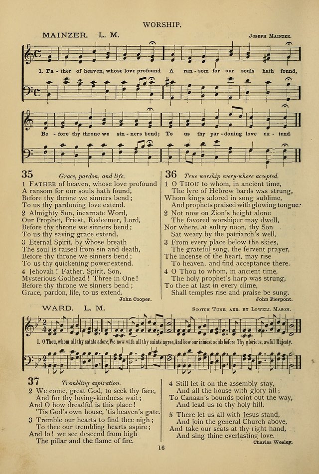 Hymnal of the Methodist Episcopal Church page 13