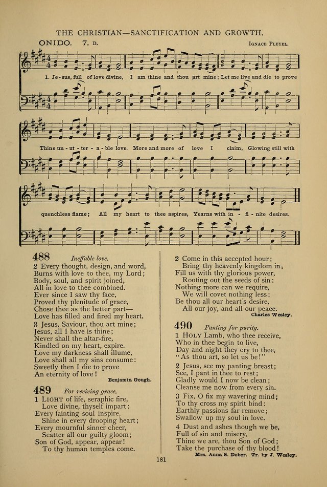 Hymnal of the Methodist Episcopal Church page 178