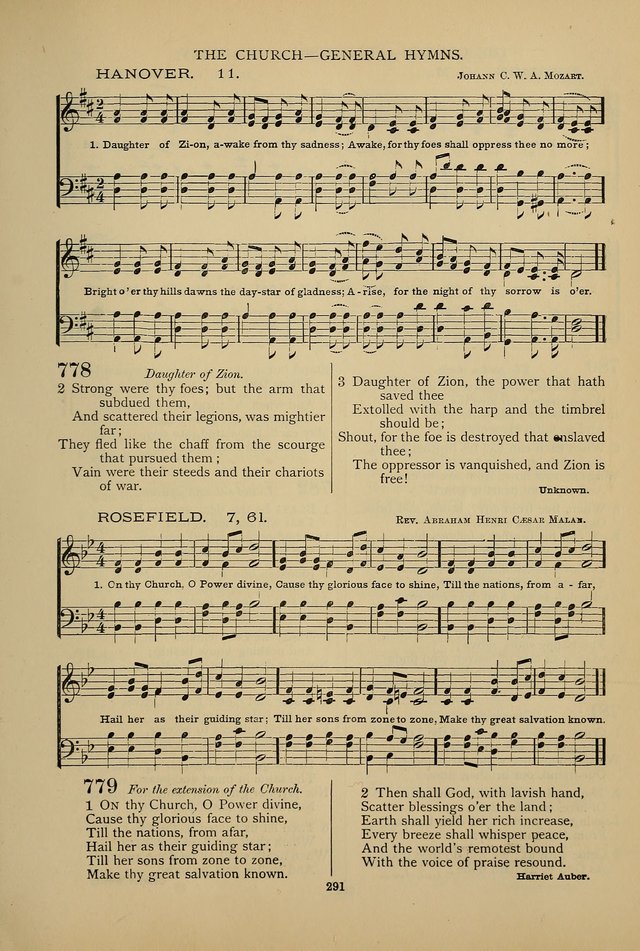 Hymnal of the Methodist Episcopal Church page 288
