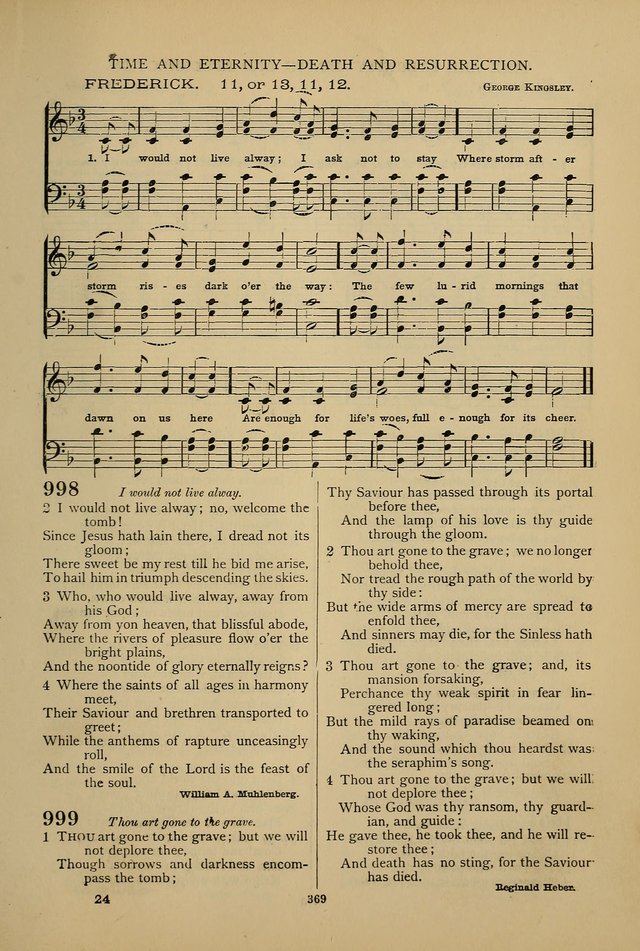 Hymnal of the Methodist Episcopal Church page 366