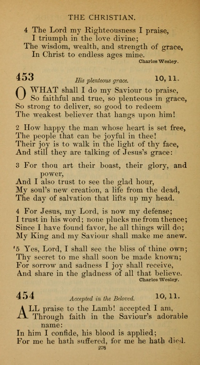 Hymnal of the Methodist Episcopal Church page 276
