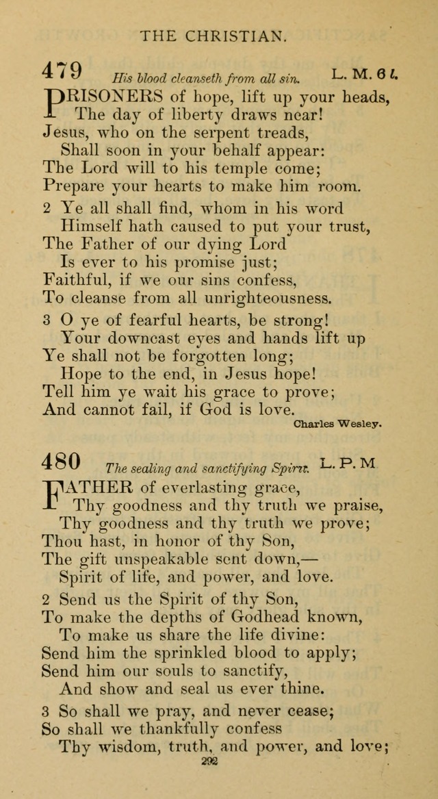Hymnal of the Methodist Episcopal Church page 292