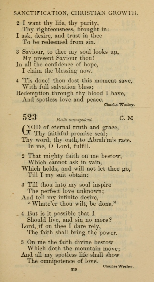 Hymnal of the Methodist Episcopal Church page 319