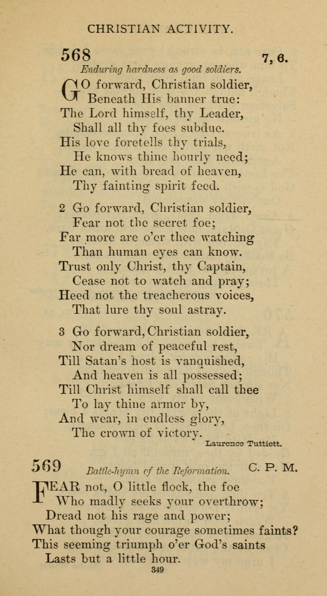 Hymnal of the Methodist Episcopal Church page 349