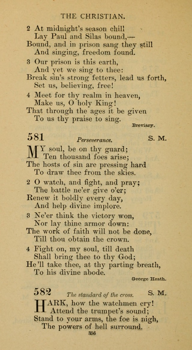 Hymnal of the Methodist Episcopal Church page 356