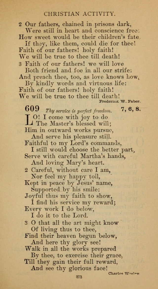 Hymnal of the Methodist Episcopal Church page 373