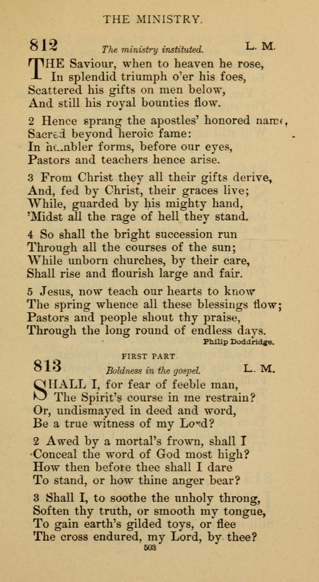 Hymnal of the Methodist Episcopal Church page 503