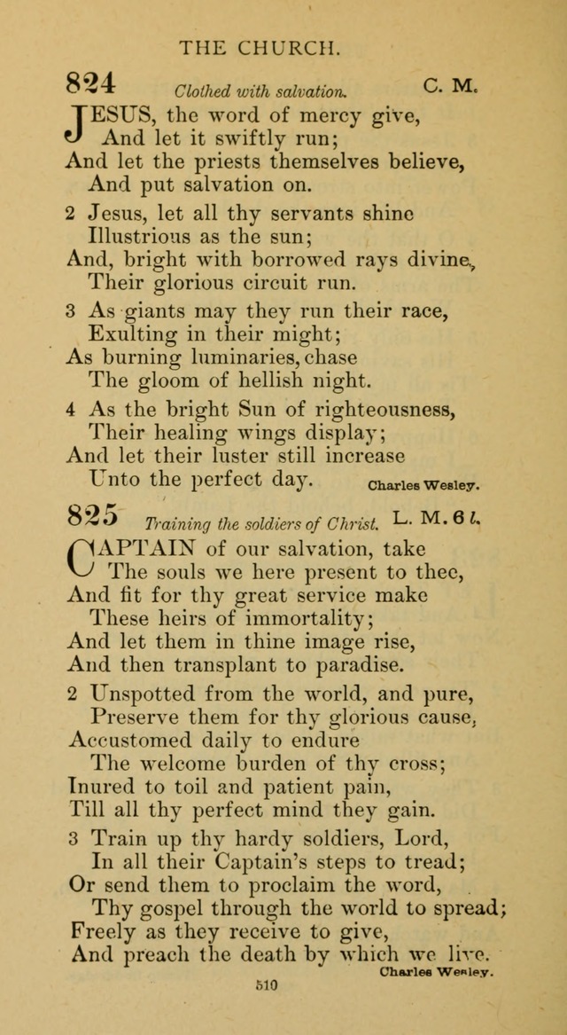 Hymnal of the Methodist Episcopal Church page 510