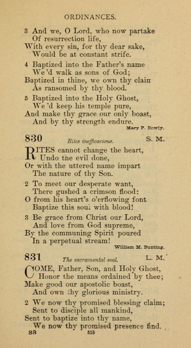 Hymnal of the Methodist Episcopal Church page 513