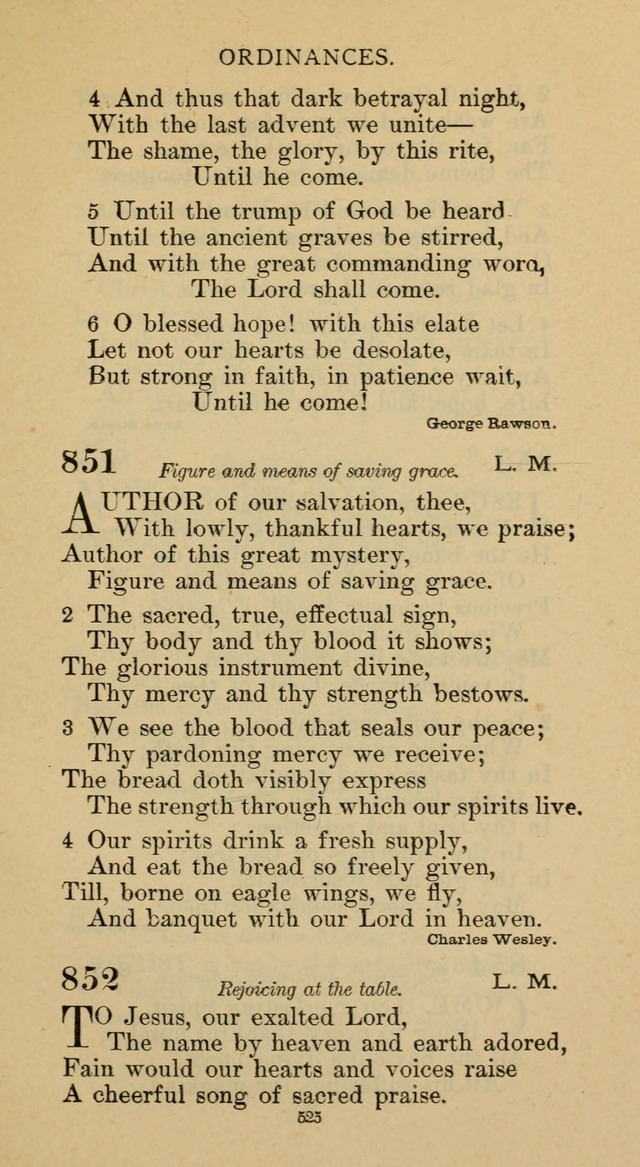 Hymnal of the Methodist Episcopal Church page 525