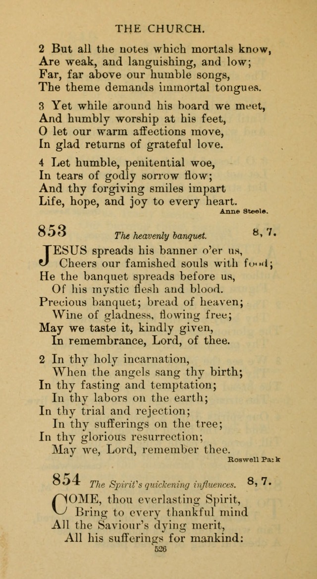 Hymnal of the Methodist Episcopal Church page 526