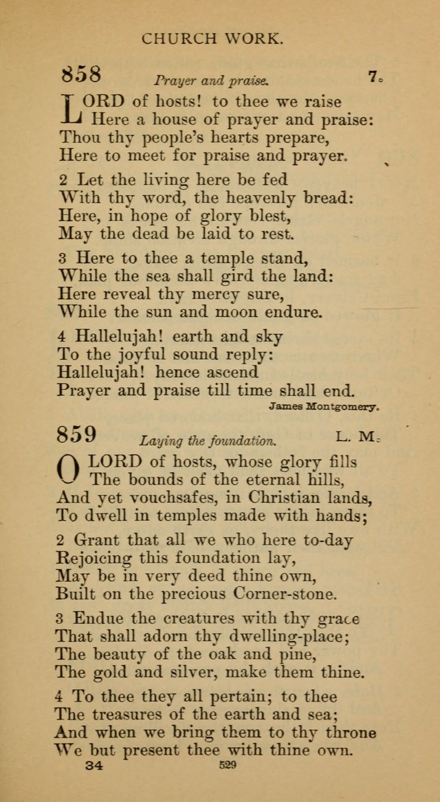 Hymnal of the Methodist Episcopal Church page 529