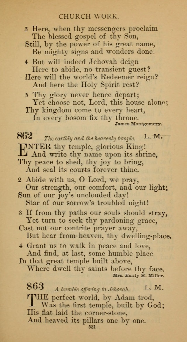 Hymnal of the Methodist Episcopal Church page 531