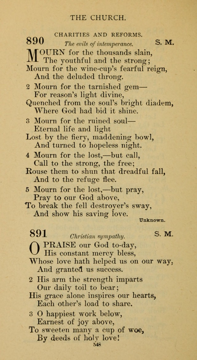 Hymnal of the Methodist Episcopal Church page 548