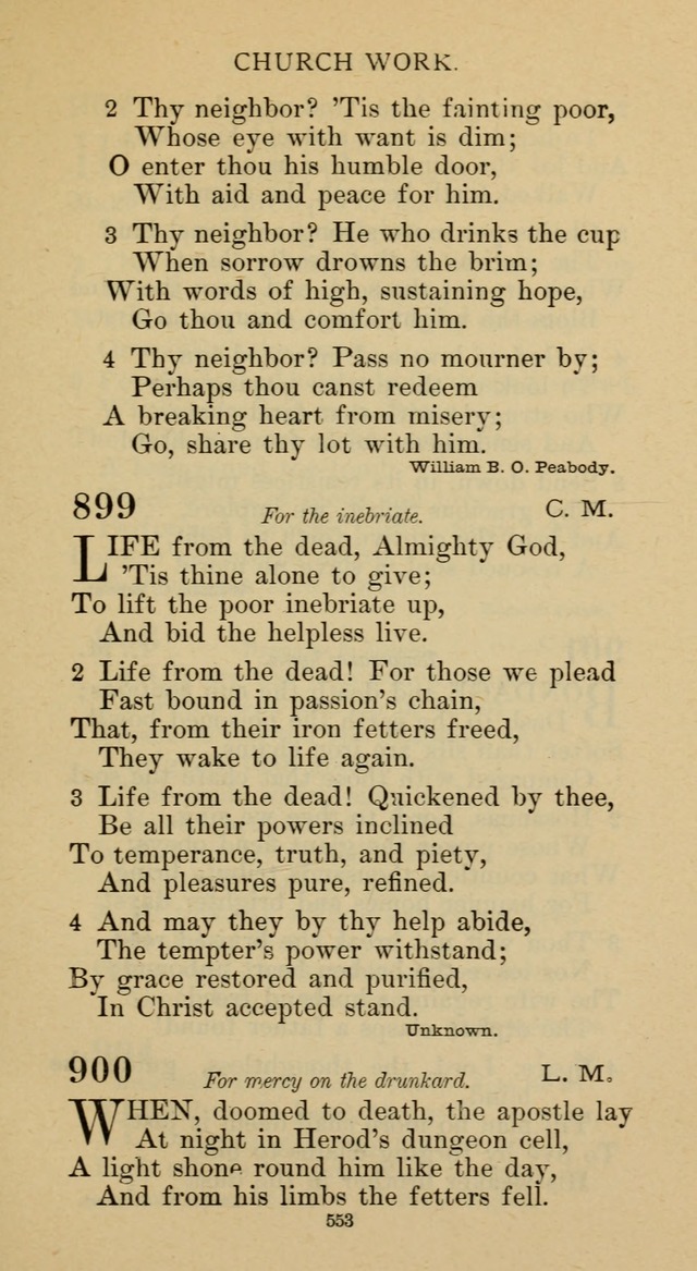 Hymnal of the Methodist Episcopal Church page 553
