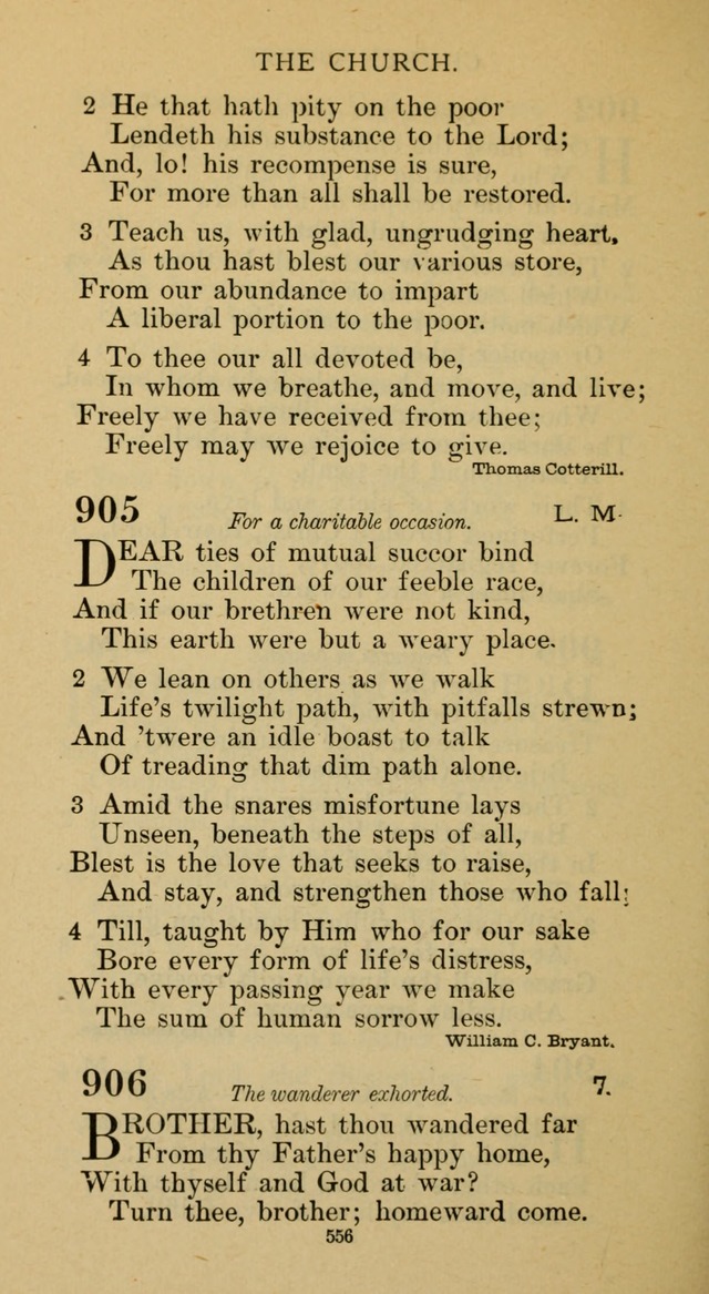 Hymnal of the Methodist Episcopal Church page 556