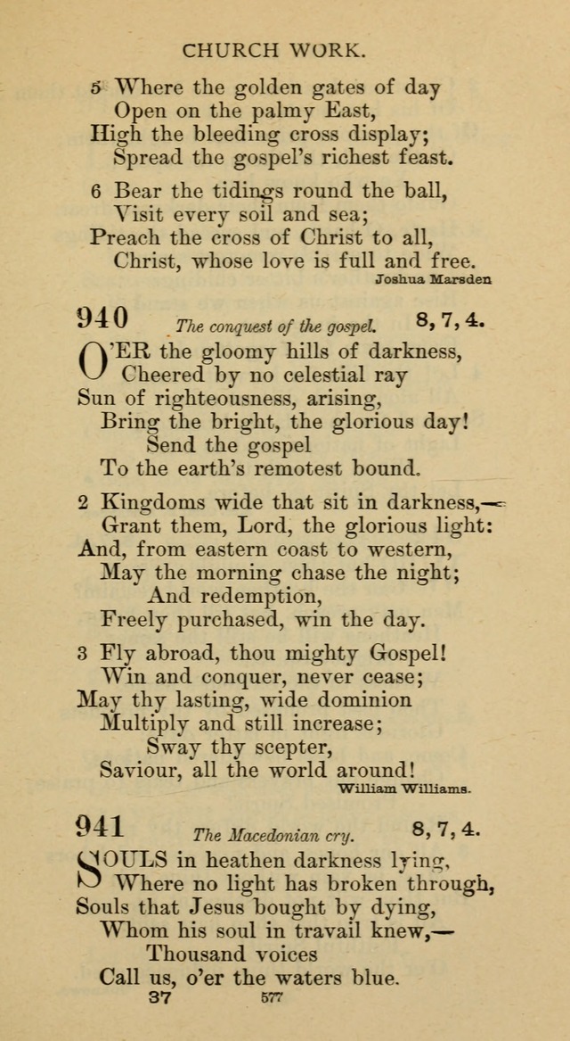 Hymnal of the Methodist Episcopal Church page 577