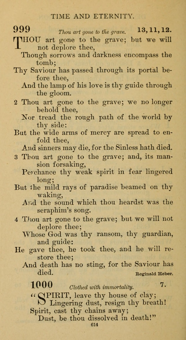 Hymnal of the Methodist Episcopal Church page 614