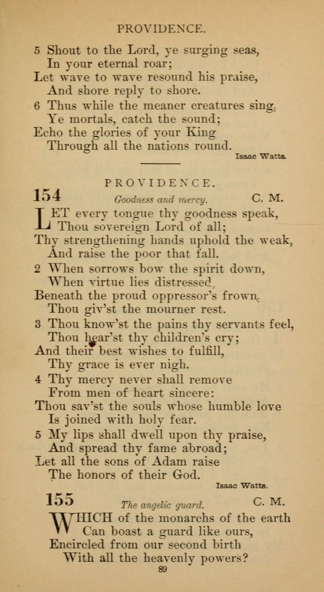 Hymnal of the Methodist Episcopal Church page 89
