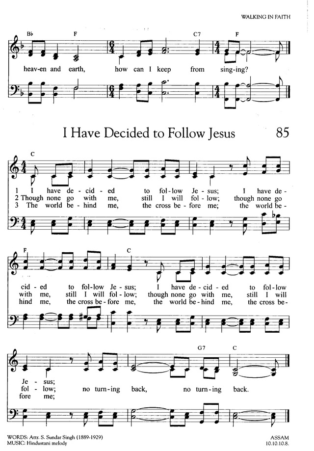 Hymns of Promise: a large print songbook page 105