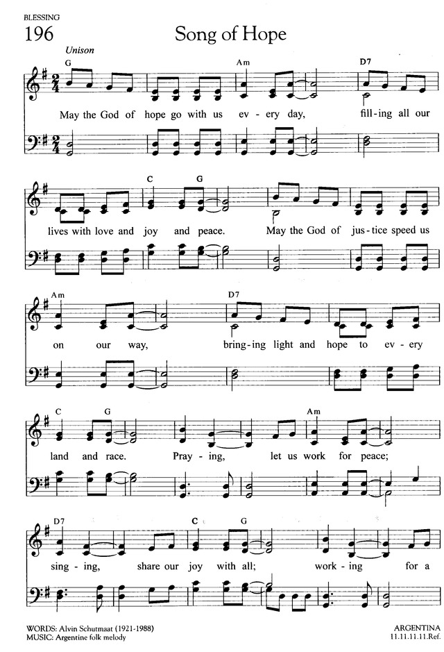 Hymns of Promise: a large print songbook page 232
