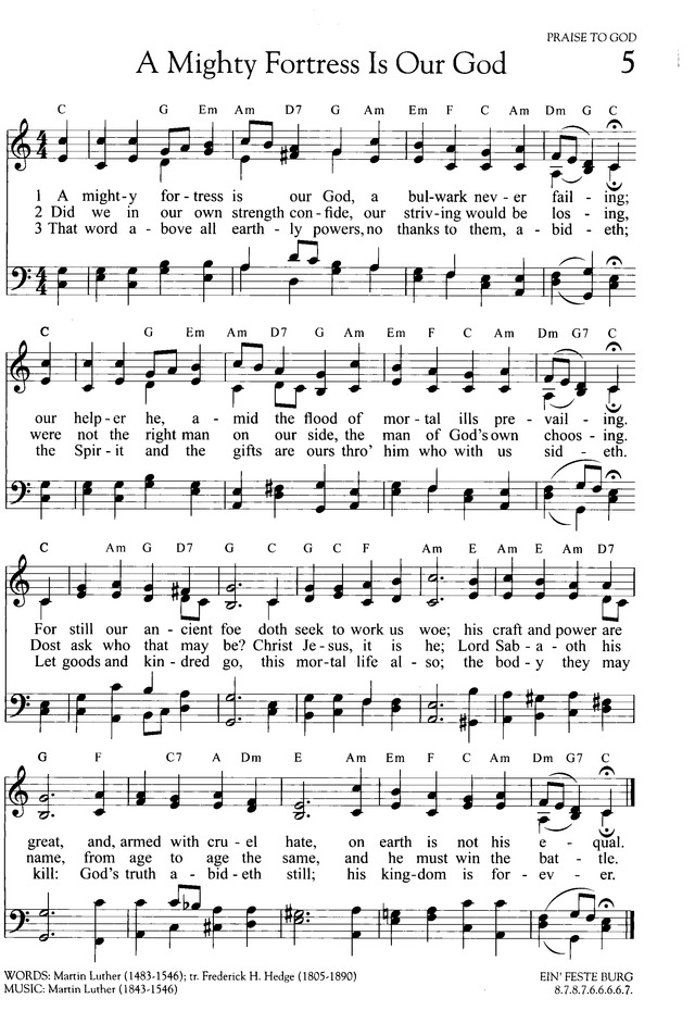 Hymns of Promise: a large print songbook page 5