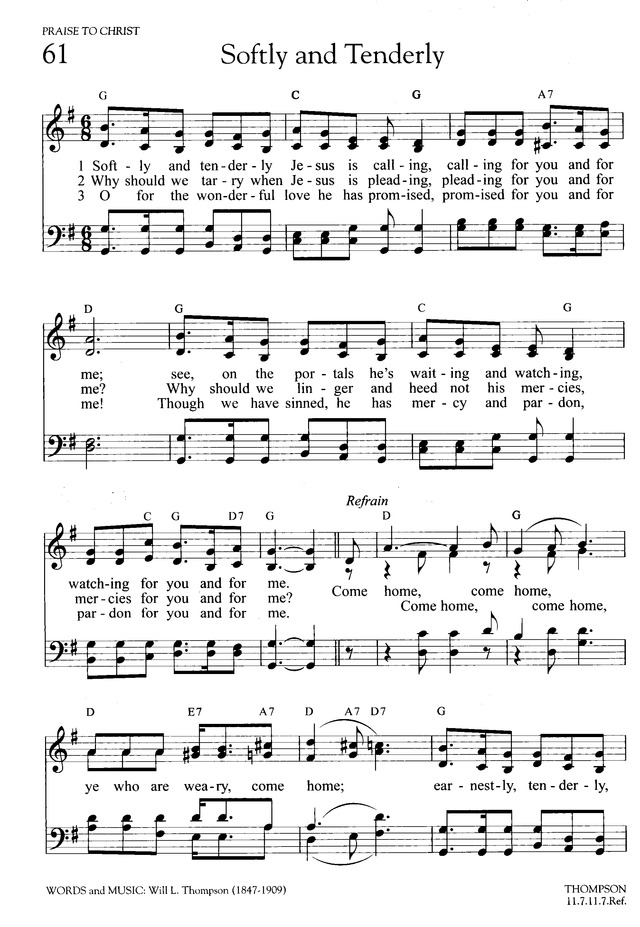 Hymns of Promise: a large print songbook page 72