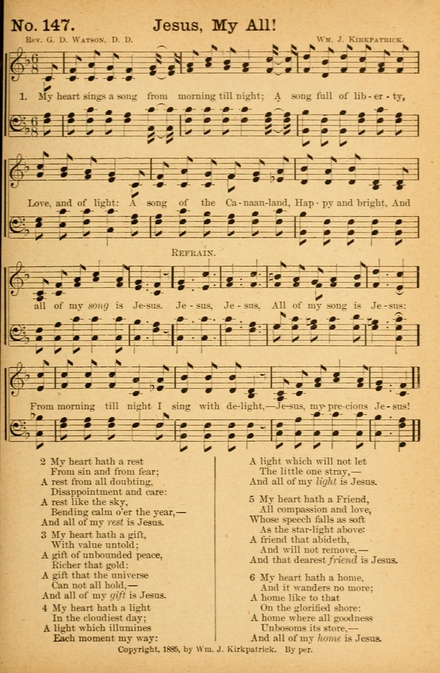 Honey Out of the Rock: a compilation of sacred songs and hymns for use in gospel meetings and other religious services page 156