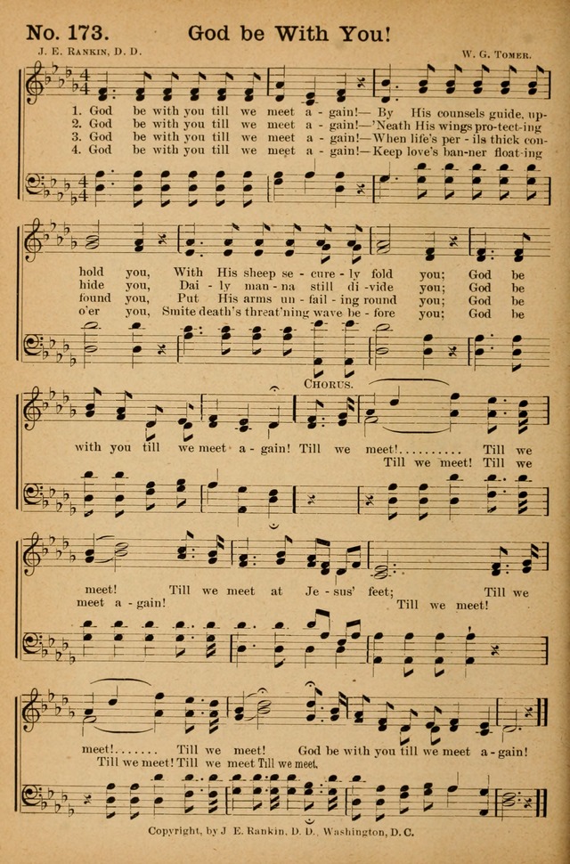 Honey Out of the Rock: a compilation of sacred songs and hymns for use in gospel meetings and other religious services page 181