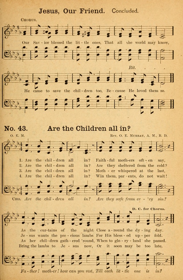 Honey Out of the Rock: a compilation of sacred songs and hymns for use in gospel meetings and other religious services page 50