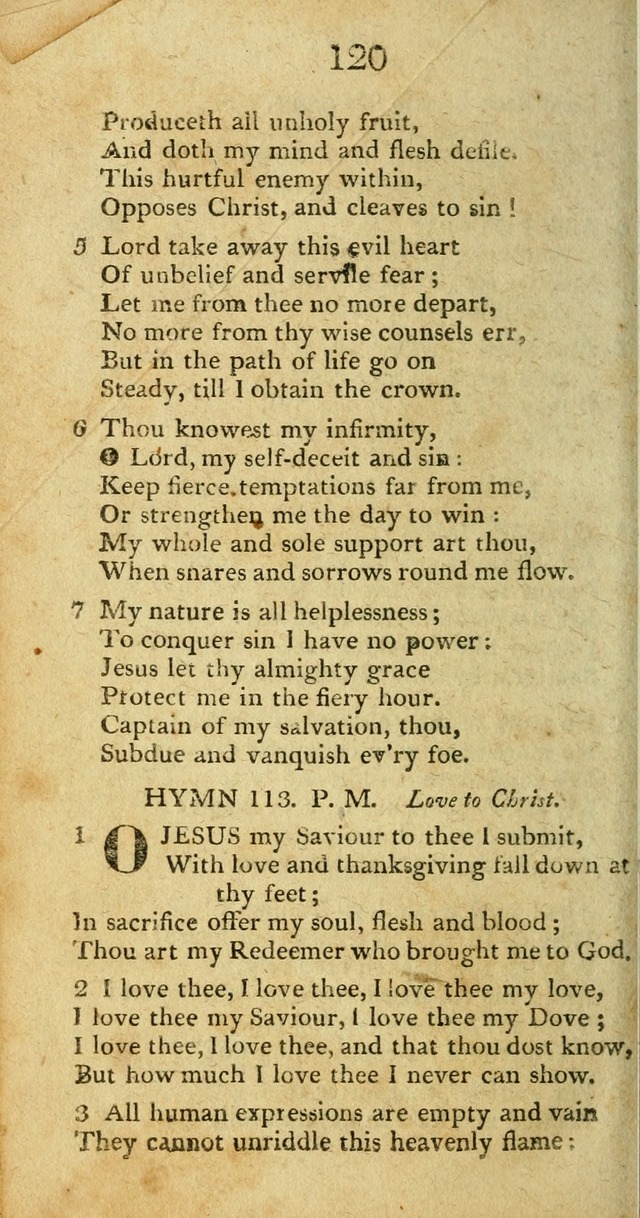 Hymns, Original and  Selected, for the Use of Christians. (5th ed. corr.) page 122