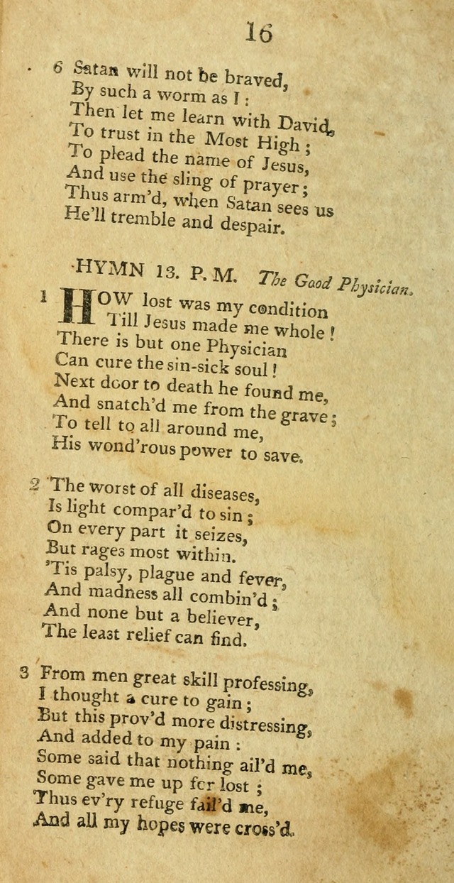Hymns, Original and  Selected, for the Use of Christians. (5th ed. corr.) page 16