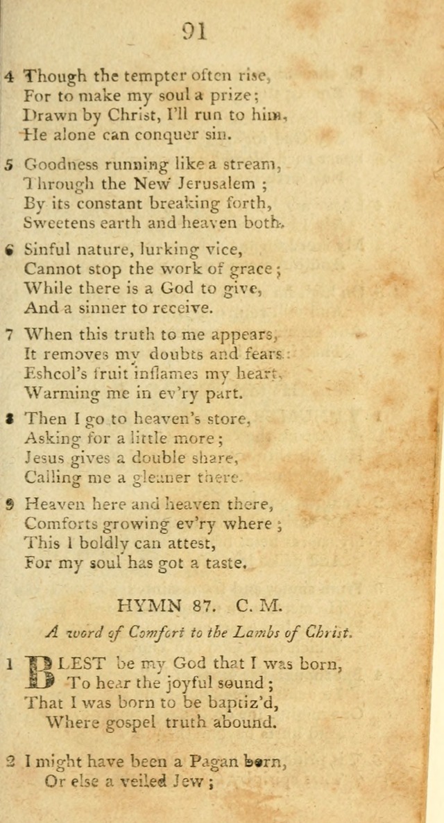 Hymns, Original and  Selected, for the Use of Christians. (5th ed. corr.) page 93