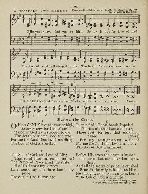 Hymns: original and translated page 14