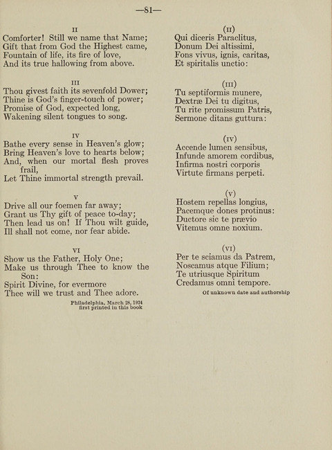 Hymns: original and translated page 71