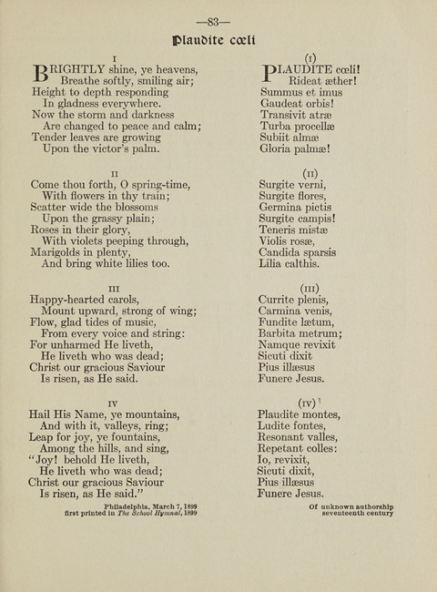 Hymns: original and translated page 73