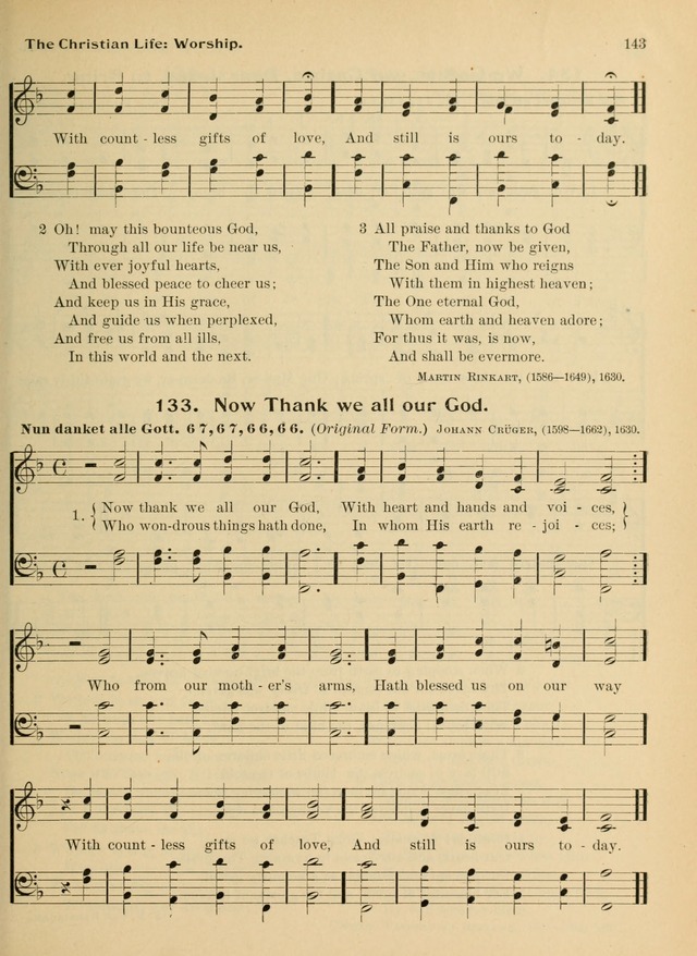 Hymnal and Order of Service: for churches and Sunday-schools page 143