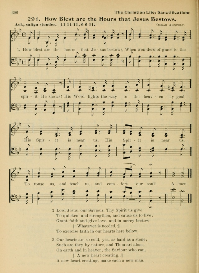 Hymnal and Order of Service: for churches and Sunday-schools page 306