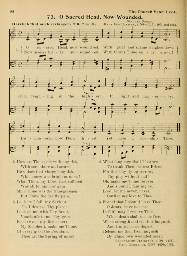 Hymnal and Order of Service: for churches and Sunday-schools page 82